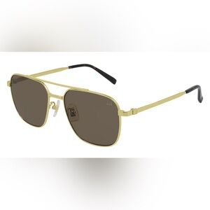 Dunhill men’s gold aviators sunglasses NWOT